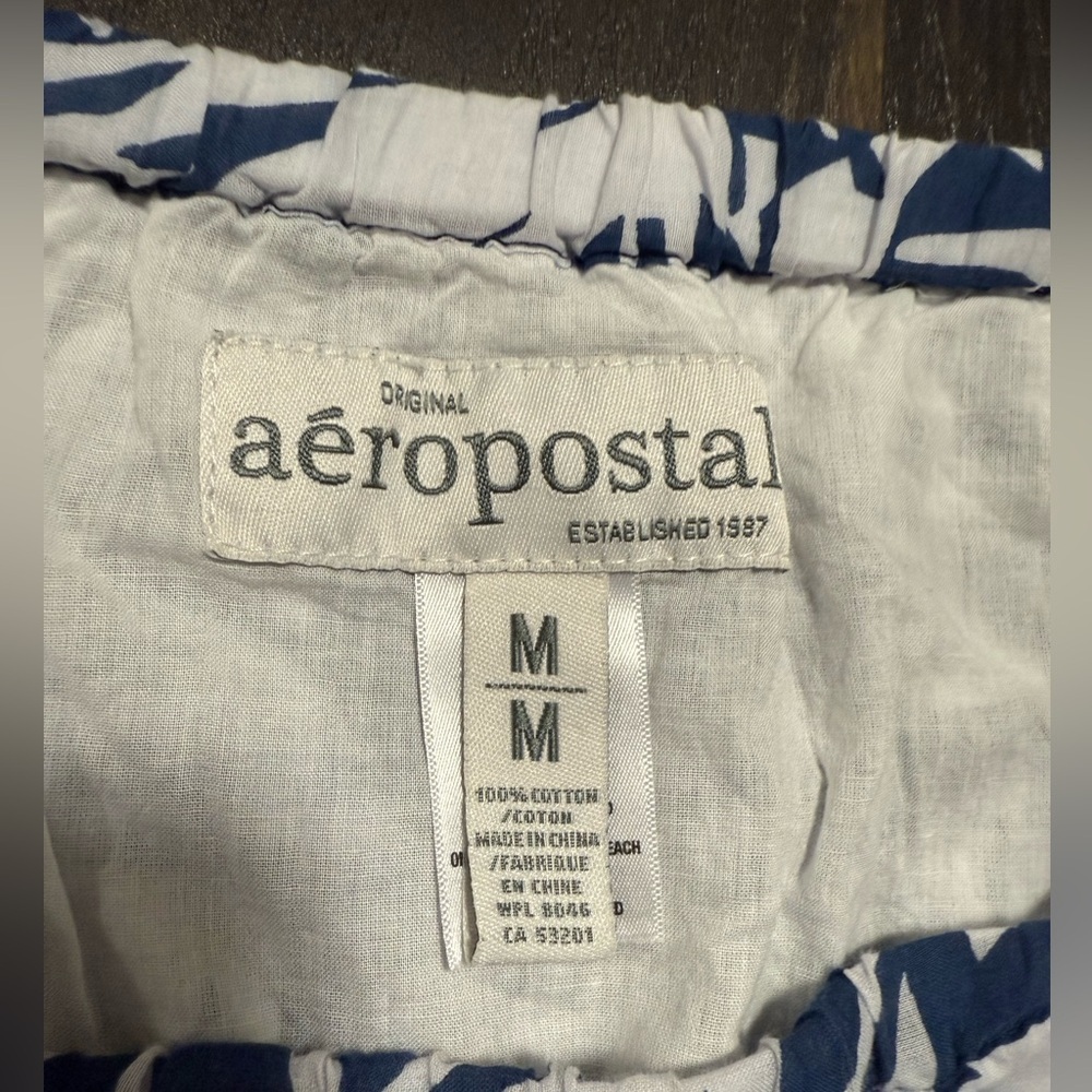 Aeropostale Navy and White Patterned Skirt - Picture 4 of 4